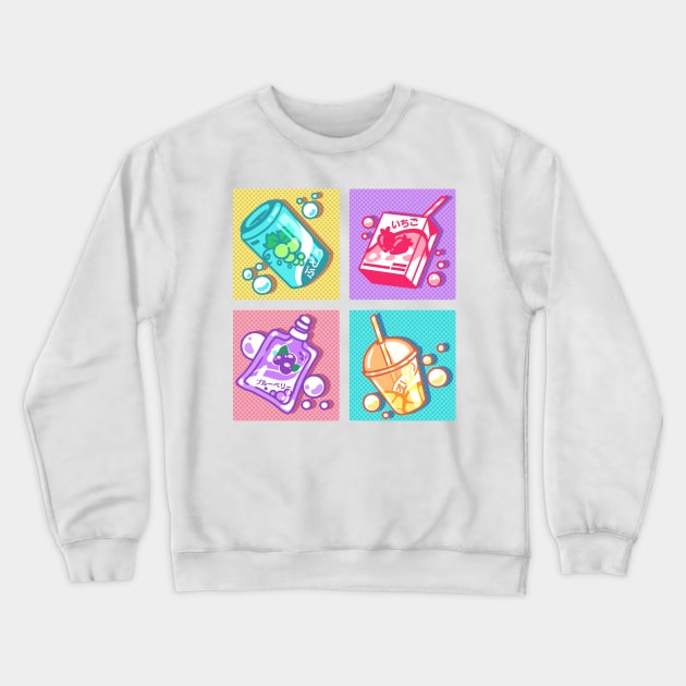 Japanese drinks Crewneck Sweatshirt by AnGo